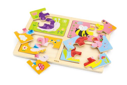 Viga - 4 Puzzles in 1 - Insect