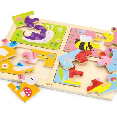 Viga - 4 Puzzles in 1 - Insect