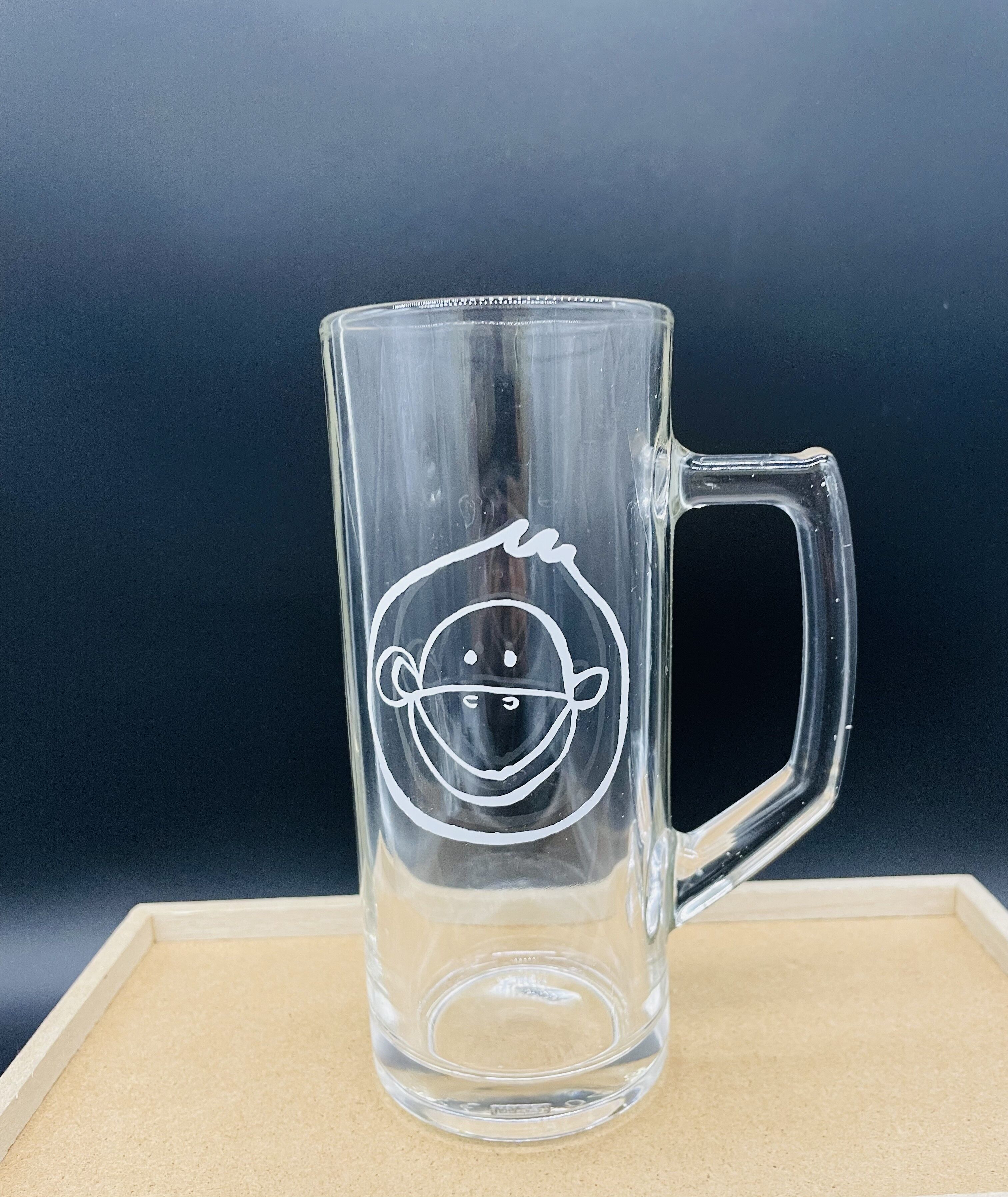 Buy wholesale Beer Glass, Featuring Fruity Monkey Beer — 330 ml