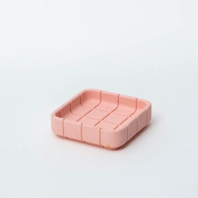 Plato cuadrado Tile - Miami Pink