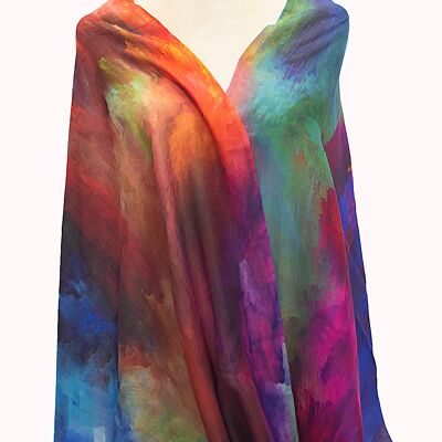 Multicolored stole 3651