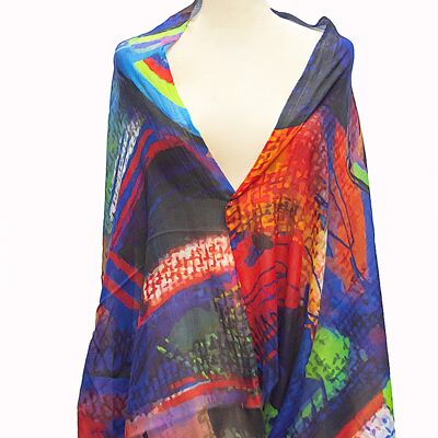 Geo abstract stole 3663