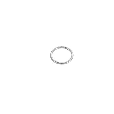 Simple Clicker | Nasen- & Ohrpiercing Silber - 6mm