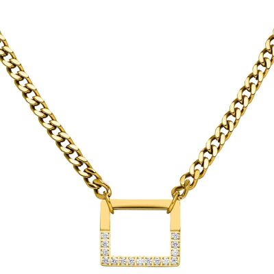 Designo Halskette | 18K vergoldet Gold