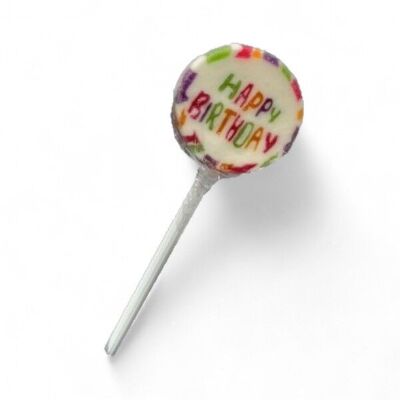 Piruletas ROCK "HAPPY BIRTHDAY" - Display de 100 piruletas