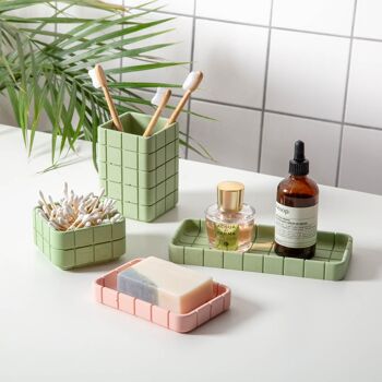 Porte-Brosse à Dents Tile - Rose Miami 3