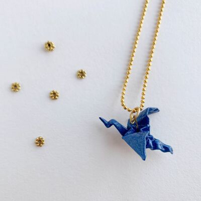 .Classic Dragon Necklace. - Dark Blue