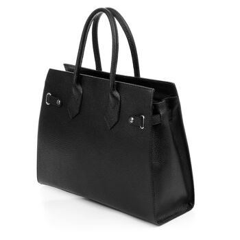 Sac fourre-tout Agira pour femme. Cuir véritable Dollaro 3