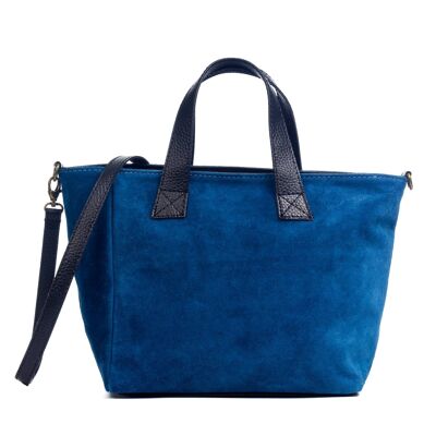 Agnese Tote Bag Woman.Genuine Leather Suede