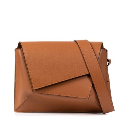 Alatri Women's shoulder bag.Genuine Saffiano Ruga leather