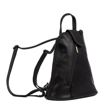 Sac à dos pour femme Carlotta en cuir authentique Sauvage 3