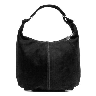 Cassiopea Shoulder Bag Woman.Genuine Leather Suede