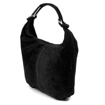 Cassiopea Sac Bandoulière Femme.Véritable Cuir Daim 5