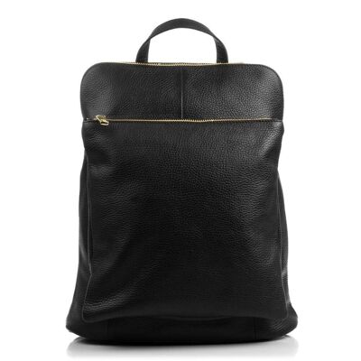 Sac à dos Eva pour femme en cuir véritable Dollaro