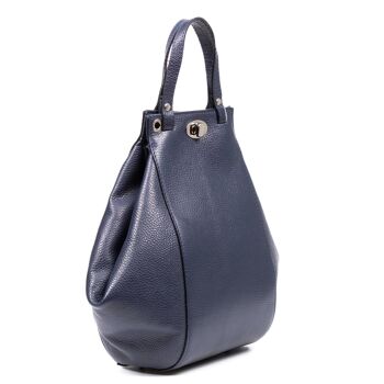 Giusta Sac à bandoulière Femme. Cuir véritable Dollaro. 2