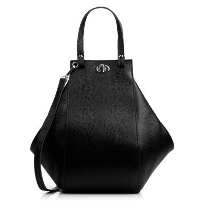 Giusta Sac à Bandoulière Femme.Cuir Véritable Dollaro