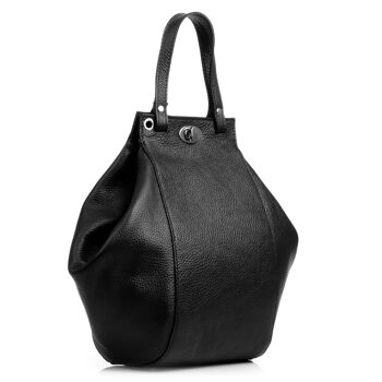 Giusta Sac à Bandoulière Femme.Cuir Véritable Dollaro 3