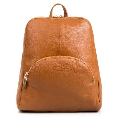Monastier Women's backpack bag. Genuine leather Dollaro