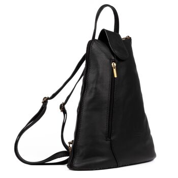 Montesilvano Sac à dos pour femme en cuir authentique Sauvage 4