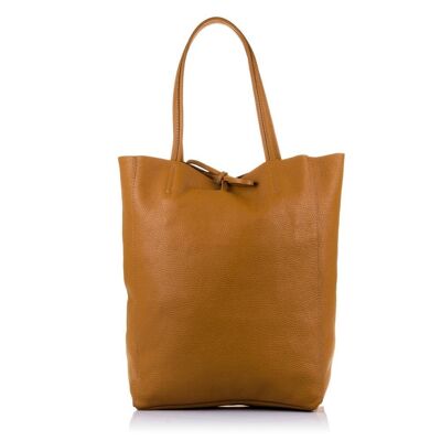 Sibari Women's Shopper Bag. Genuine Leather Dollaro