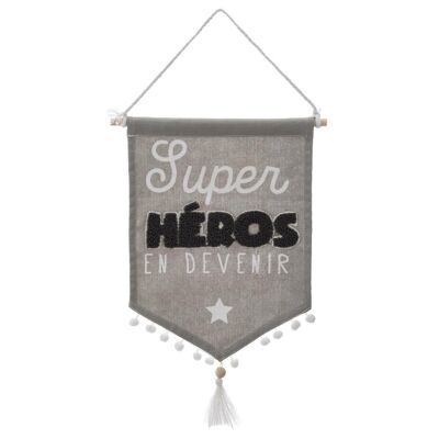 Super Heros banderin de pared  36x25cm