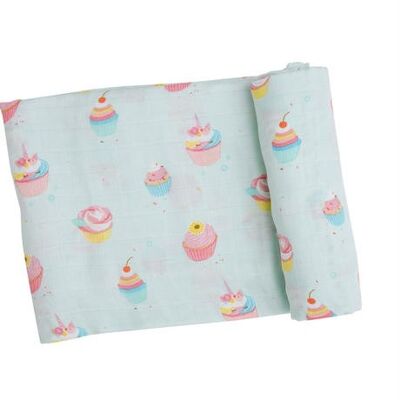 Cupcake Swaddle Blue