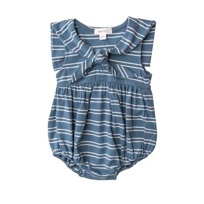 Seashore Stripe Sailor Bubble 6-12m