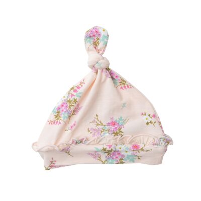 Shade Garden Ditsy Knotted Hat 0-3m