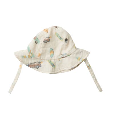 Woody Surf Sharks Sunhat 6-12m