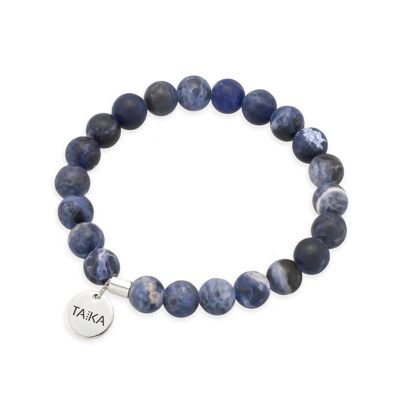 Pulsera de sodalita azul