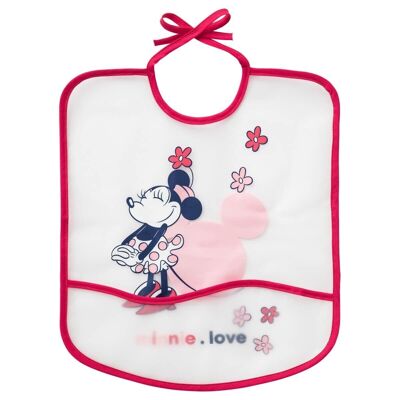 Babero impermeable Minnie Confetti 6 meses - Disney Baby