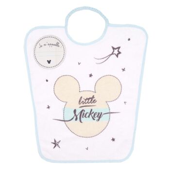Bavoir maternelle avec étiquette nom Disney Mickey Little One - Disney Baby 1