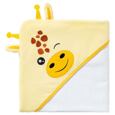 Playful bath cape 75x75 cm Giraffe - Babycalin