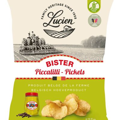 Lucien Pickles crisps 125 gr