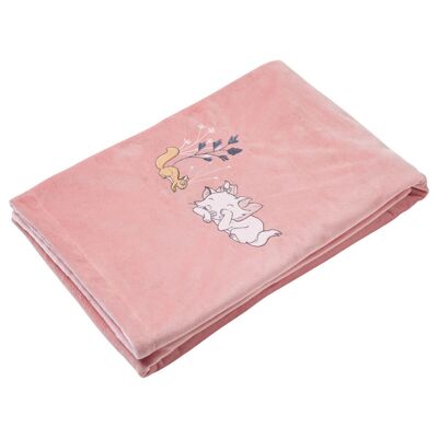 Bi-material blanket Marie Sweet 100x150 cm - Disney Baby