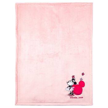 Couverture bi-matière Minnie Confettis 75x100 cm - Disney Baby 3