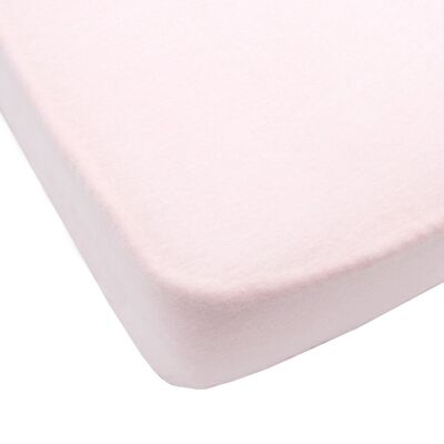 Plain fitted sheet 70x140 cm Pink - Babycalin