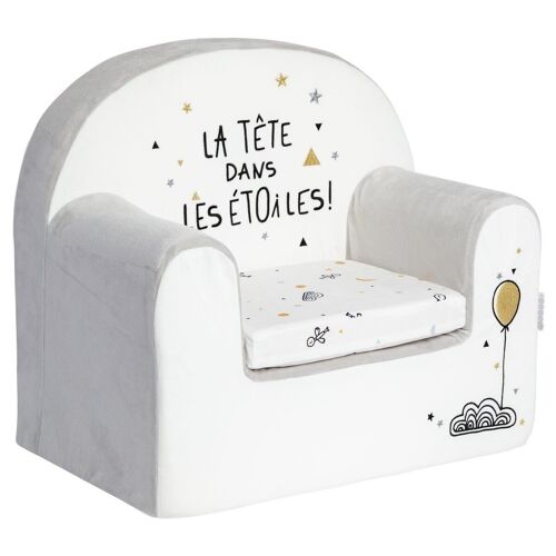 Fauteuil enfant déhoussable Etoile Filante - Little Band