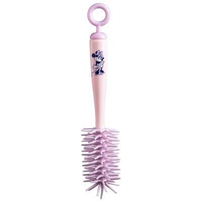 Goupillon en silicone avec brosse tétine Minnie Confettis - Disney Baby