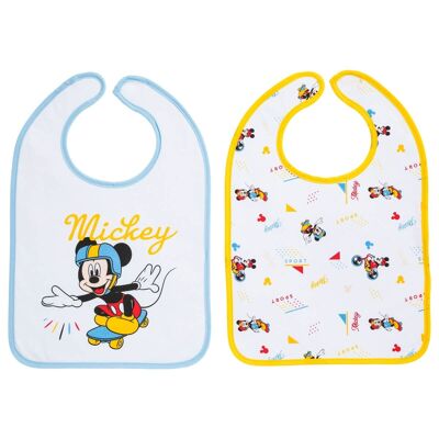 Set mit 2 Lätzchen Mickey Sport 6 Monate - Disney Baby