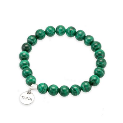 Green malachite bracelet
