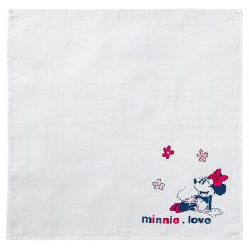 Lot de 3 langes Minnie Confettis 60x60 cm - Disney Baby 3