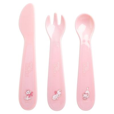Set of 3 plastic baby cutlery Aristocats Marie - Disney Baby