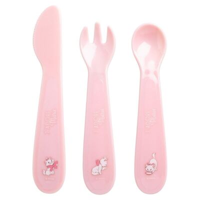 Set di 3 posate per bambini in plastica Aristocats Marie - Disney Baby