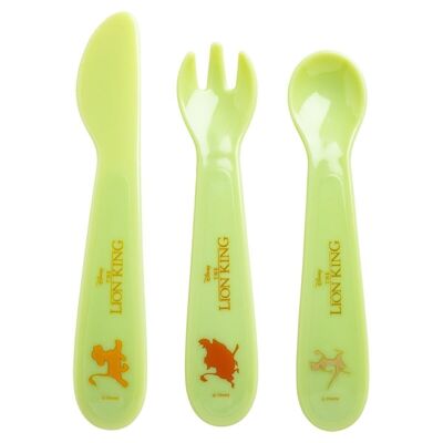 Set of 3 plastic baby cutlery The Lion King - Disney Baby