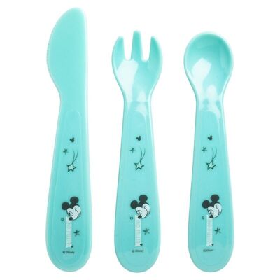Set of 3 plastic baby cutlery Mickey Little One - Disney Baby