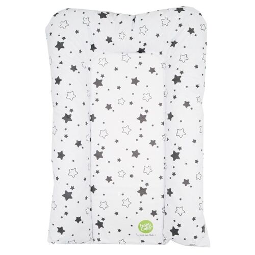 Matelas à langer Flocons 50x70 cm Etoiles gris clair - Babycalin