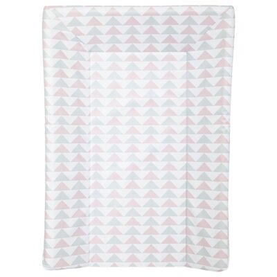Luxury changing mat 50x70 cm Geometric pink and gray - Babycalin