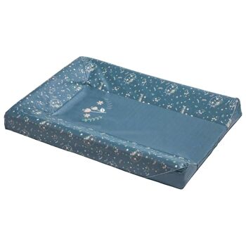 Matelas à langer Luxe 50x70 cm Liberty bleu - Little Band 2