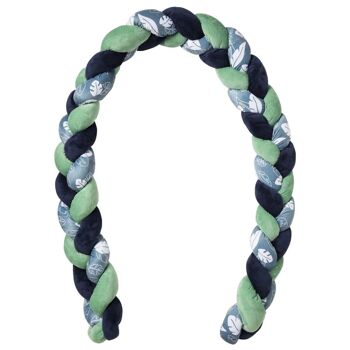 Tresse de decoration 250 cm Feuilles bleu, vert - Little Band 2